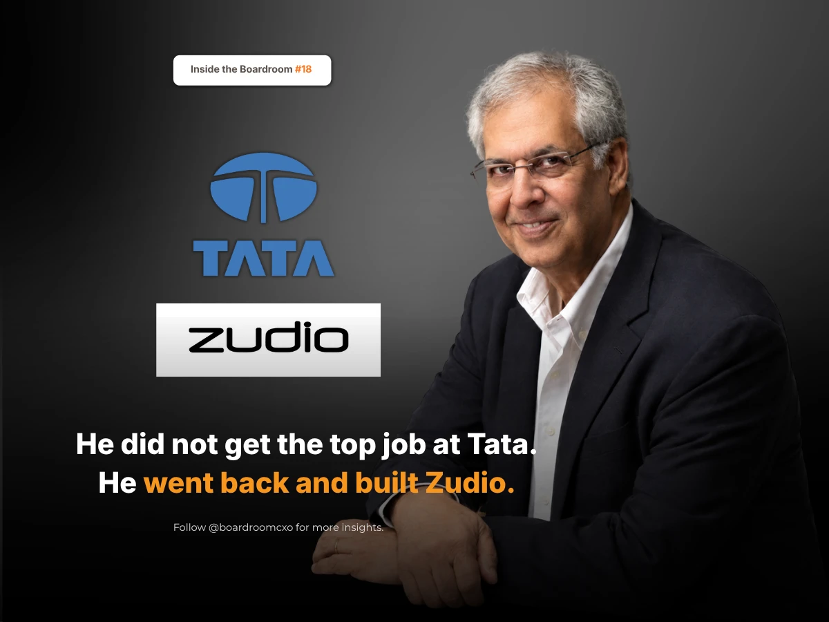 Noel Tata, chairman of Tata Trusts, who was passed over for the Tata Sons chairmanship in 2011 and instead built Trent's Zudio into a ₹20,000 crore retailer