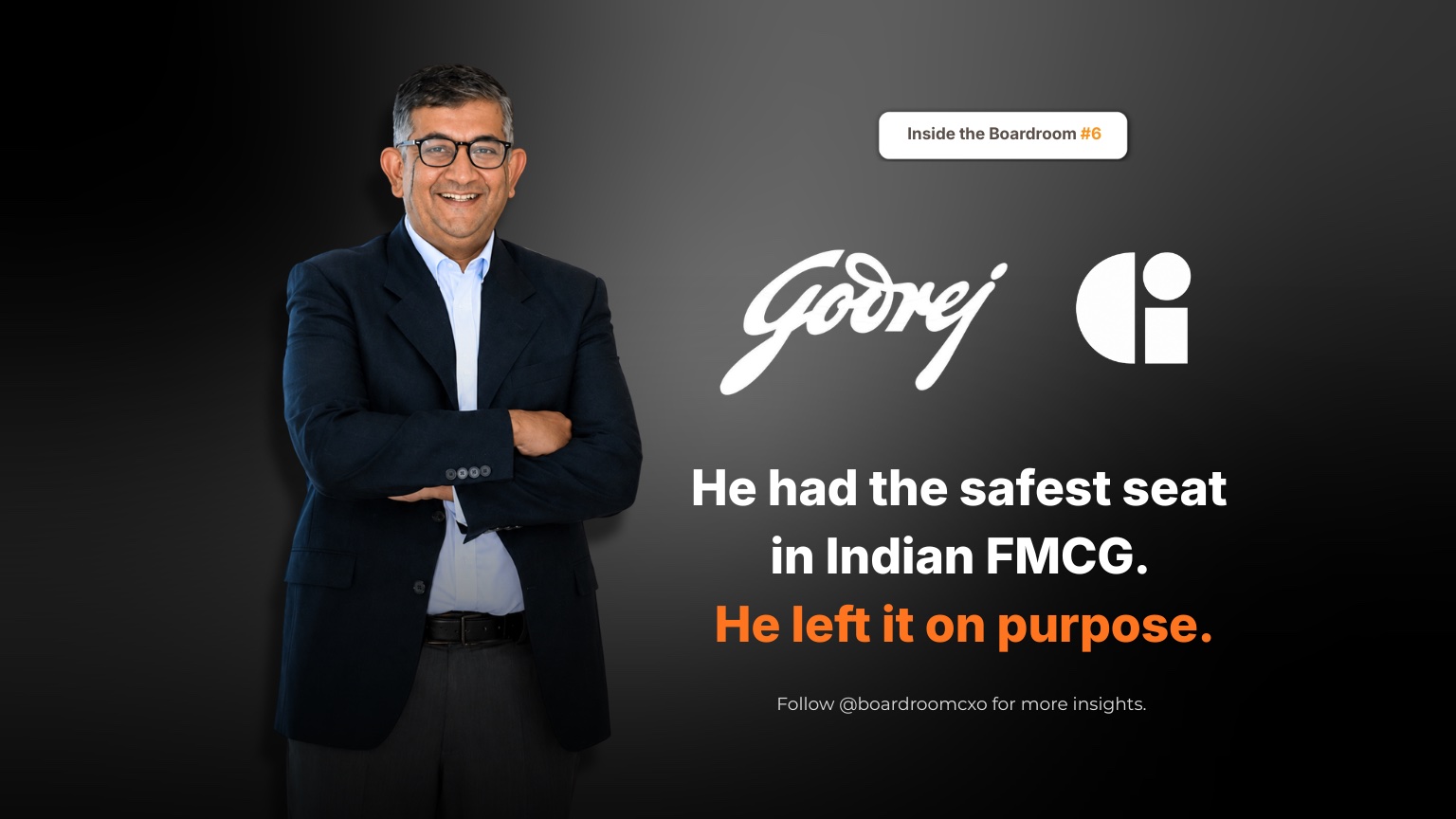 Sudhir Sitapati, who left Hindustan Unilever's top job in waiting to become MD and CEO of Godrej Consumer Products